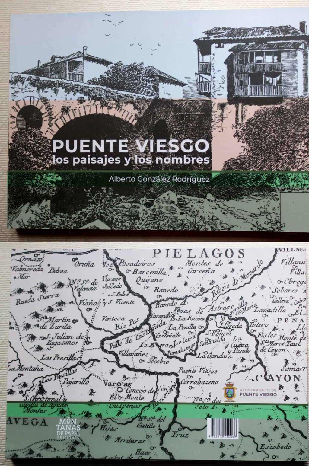 Portada libro Puente Viesgo los paisajes y los nombre - Alberto González Rodríguez