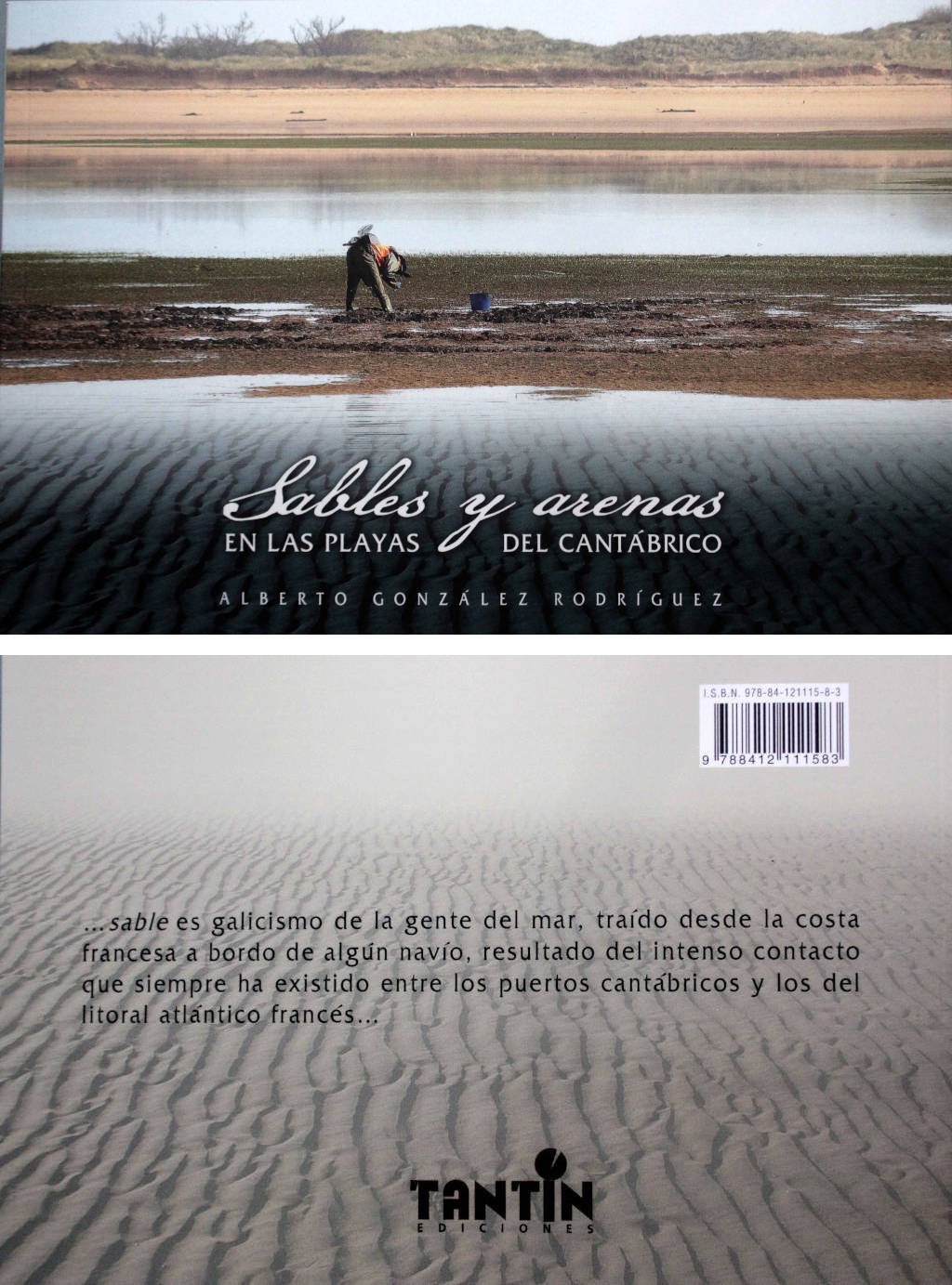 Portada del libro Sables y arenas de las playas del Cantábrico - Alberto González